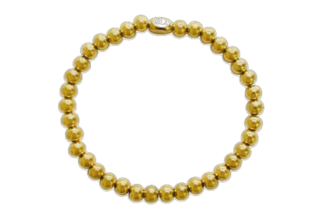 ISLA Stretch Plain Ball 6mm Bracelet