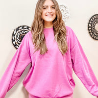 The Catlyn Orchid Oversized Sweatshirt