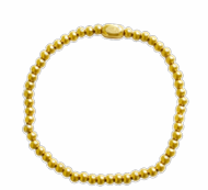 Isla - Plain Ball Stretch Bracelet (4mm)