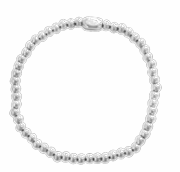 Isla - Plain Ball Stretch Bracelet (4mm)