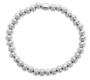 Isla - Plain Ball Stretch Bracelet (6mm)