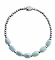 Isla - Pop of Color Meet Me Halfway Blue Sky Bracelet