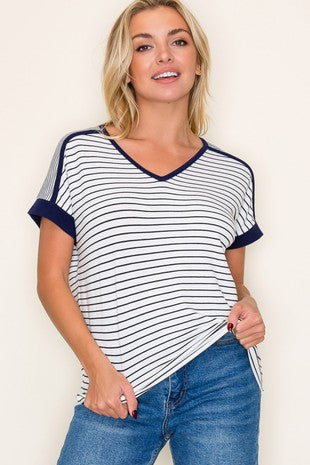 The Gina Stripped Top