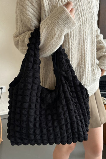 Black Puffy Tote