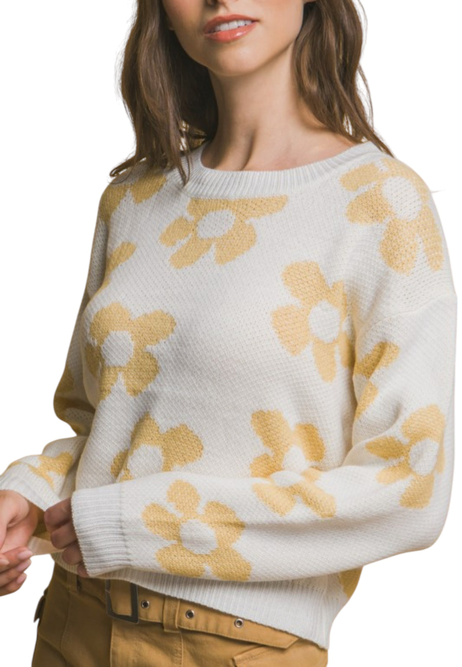 The Laura Floral Sweater