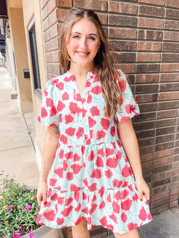 The Jackie Floral Mini Dress