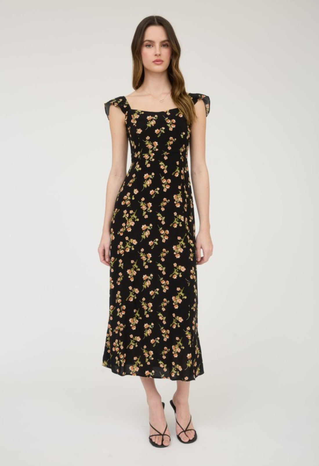 The Mika Floral Midi Dress