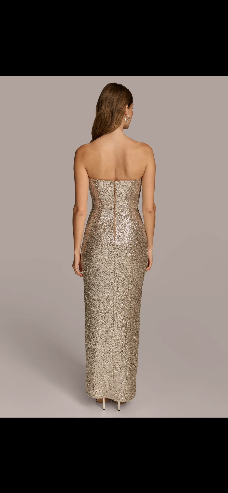 4 Gold Sequin Ellie Wilde by Mon Cheri Very Good
