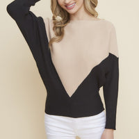 The Jenny Color Block Sweater