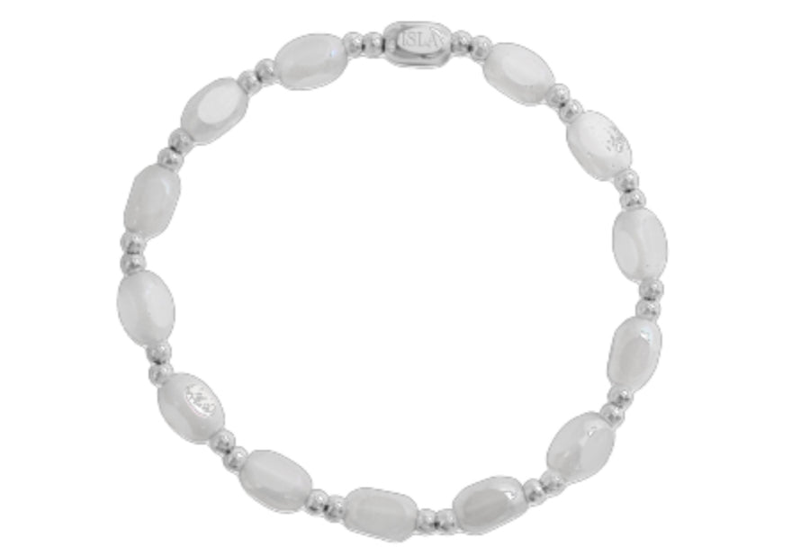 ISLA White Cap Pop of Color Bracelet