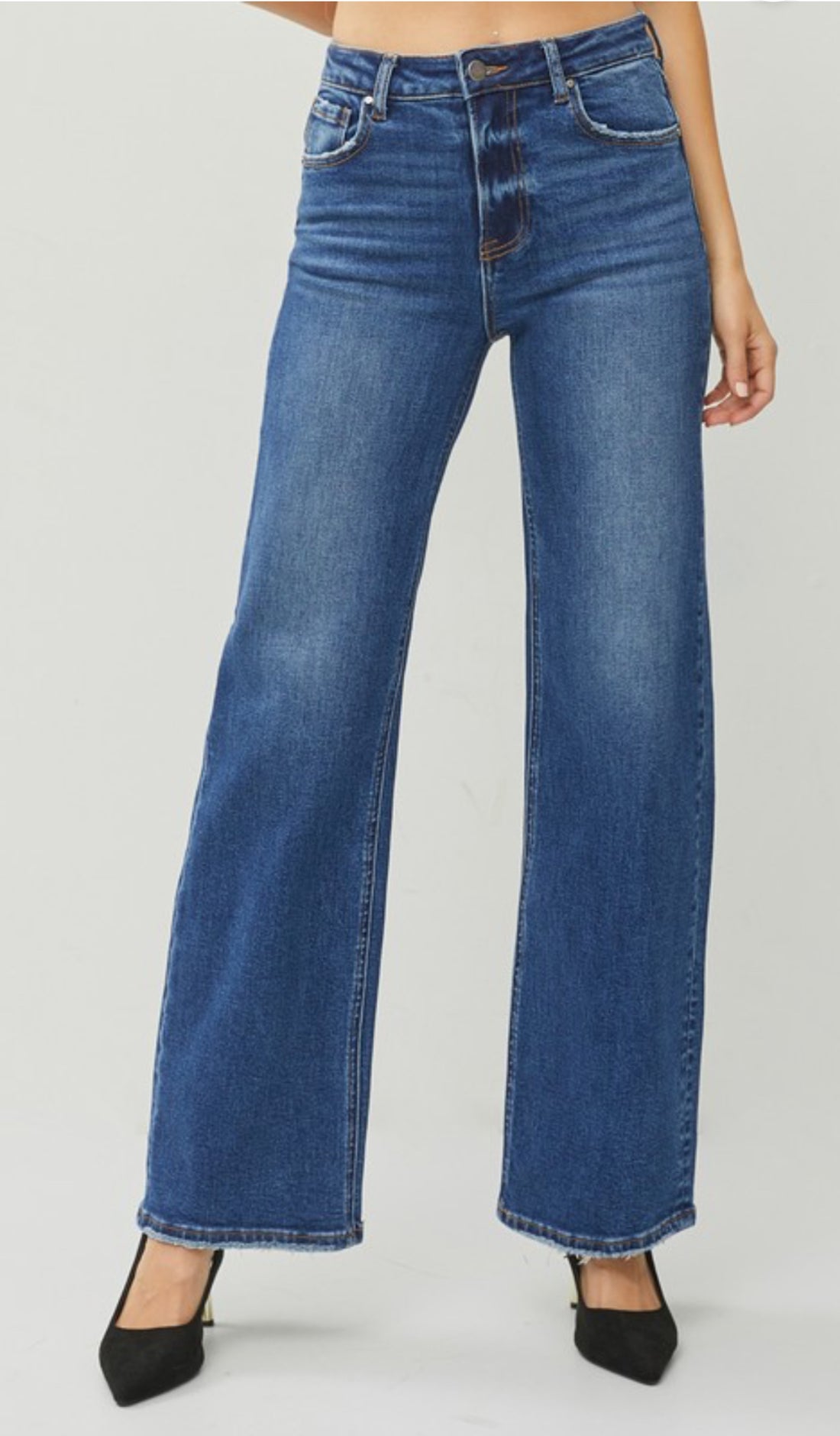 Risen High Rise Straight Jean