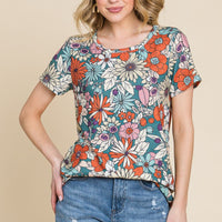The Maxine Floral Tee