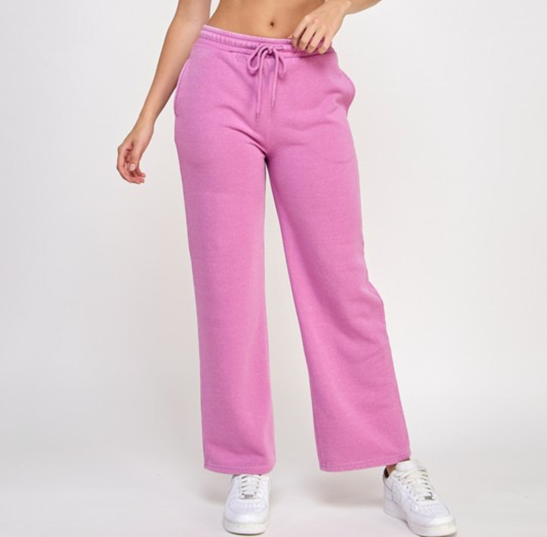 The Catie Orchid Straight Jogger