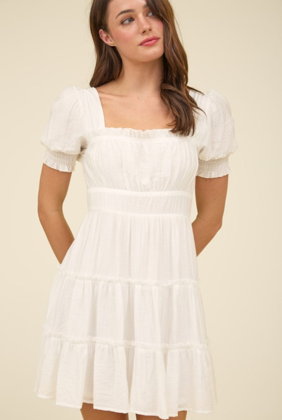 The Raeha White Dress