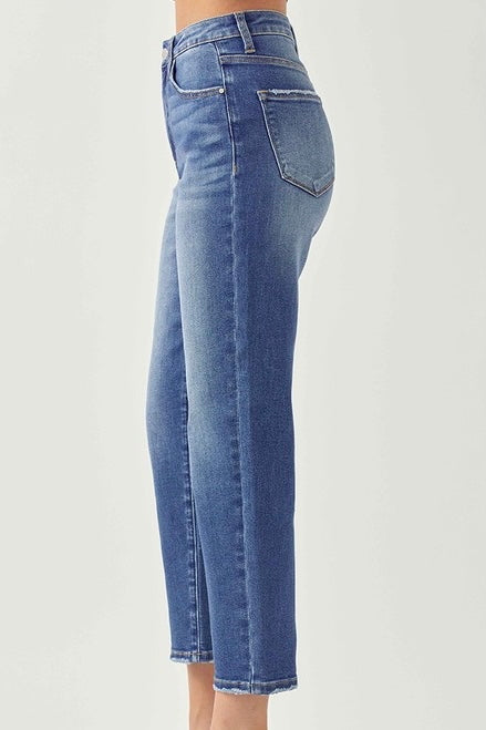 Risen High-Rise Mom Fit Jeans