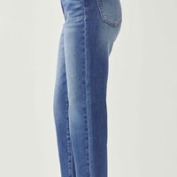 Risen High-Rise Mom Fit Jeans