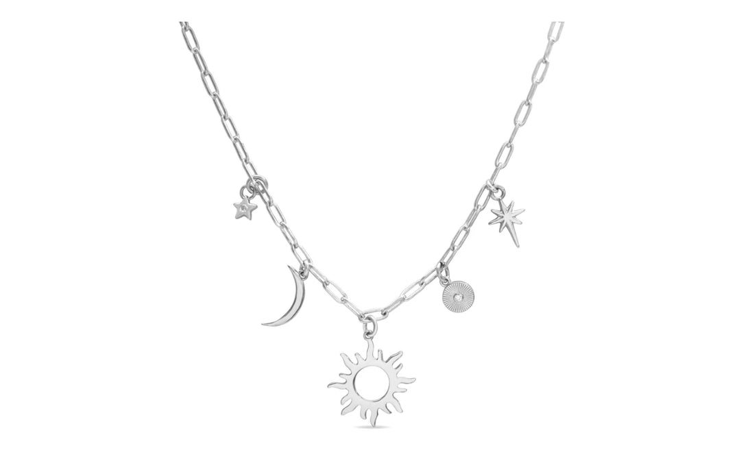 Dream Big. Sparkle More. Shine Bright. Charm Necklace