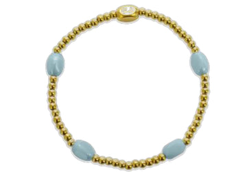 ISLA Here and There Blue Sky Stretch Bracelet
