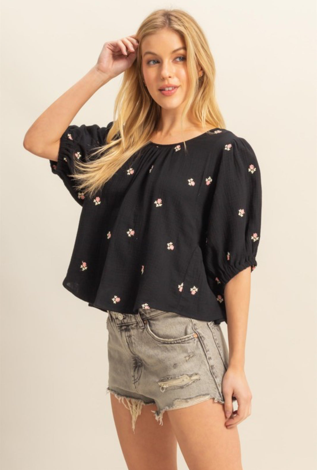 The Sarah Black Top