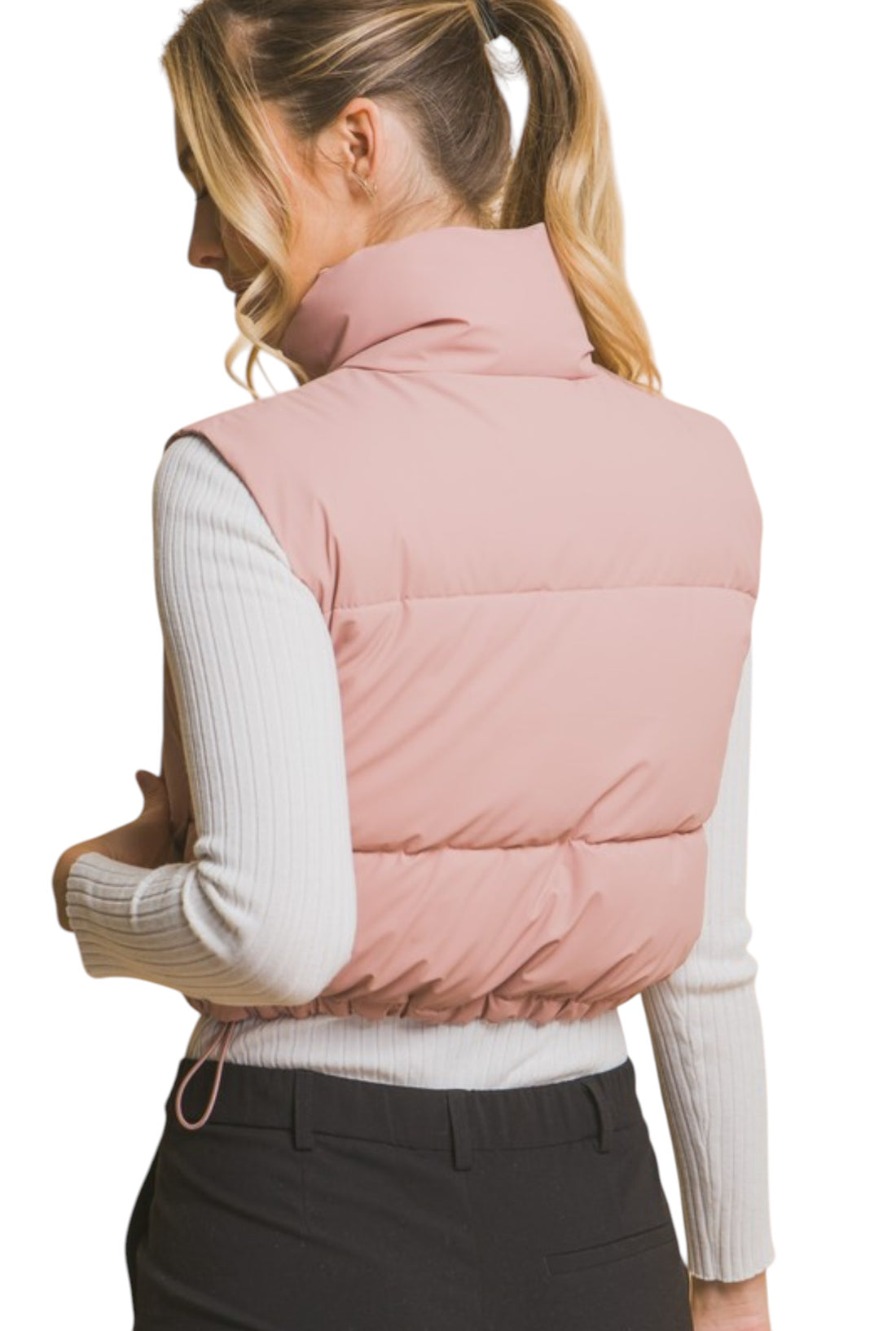 The Kayla Blush Vest