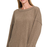 The Haley Mocha Sweater