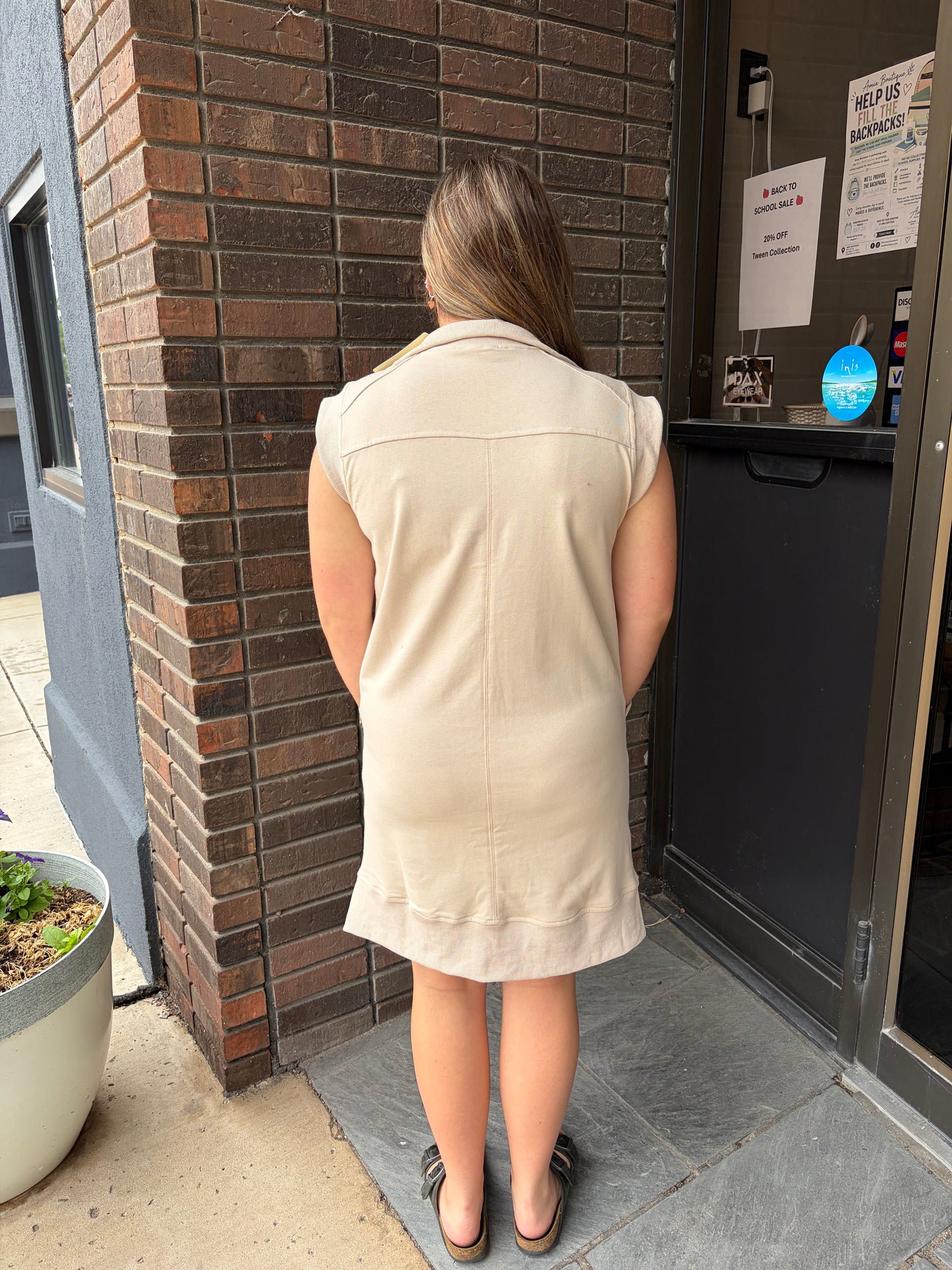 Harper Zip Mini Dress