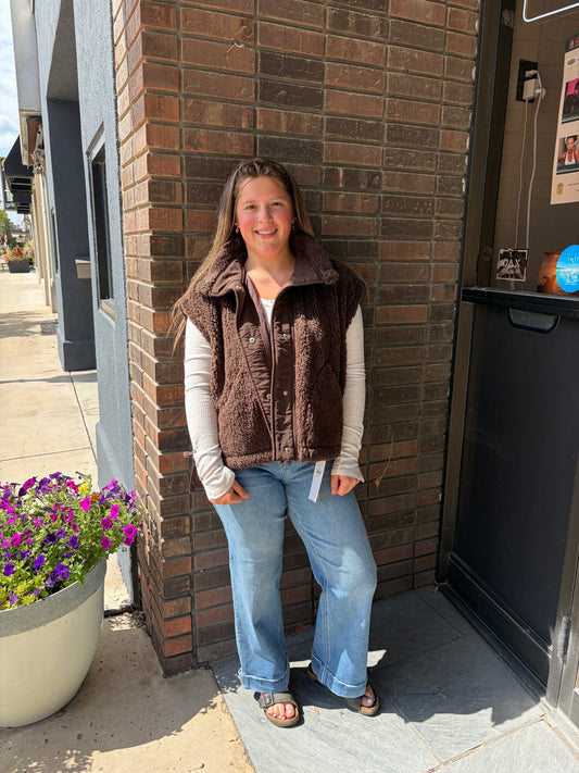 Cozy Sherpa Vest-3 colors