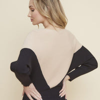 The Jenny Color Block Sweater