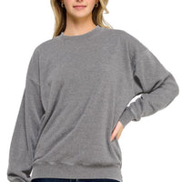 The Catlyn Grey Oversized Sweatshirt