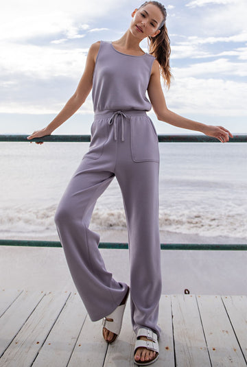 The Moda Mystic Grey Jumpsuit