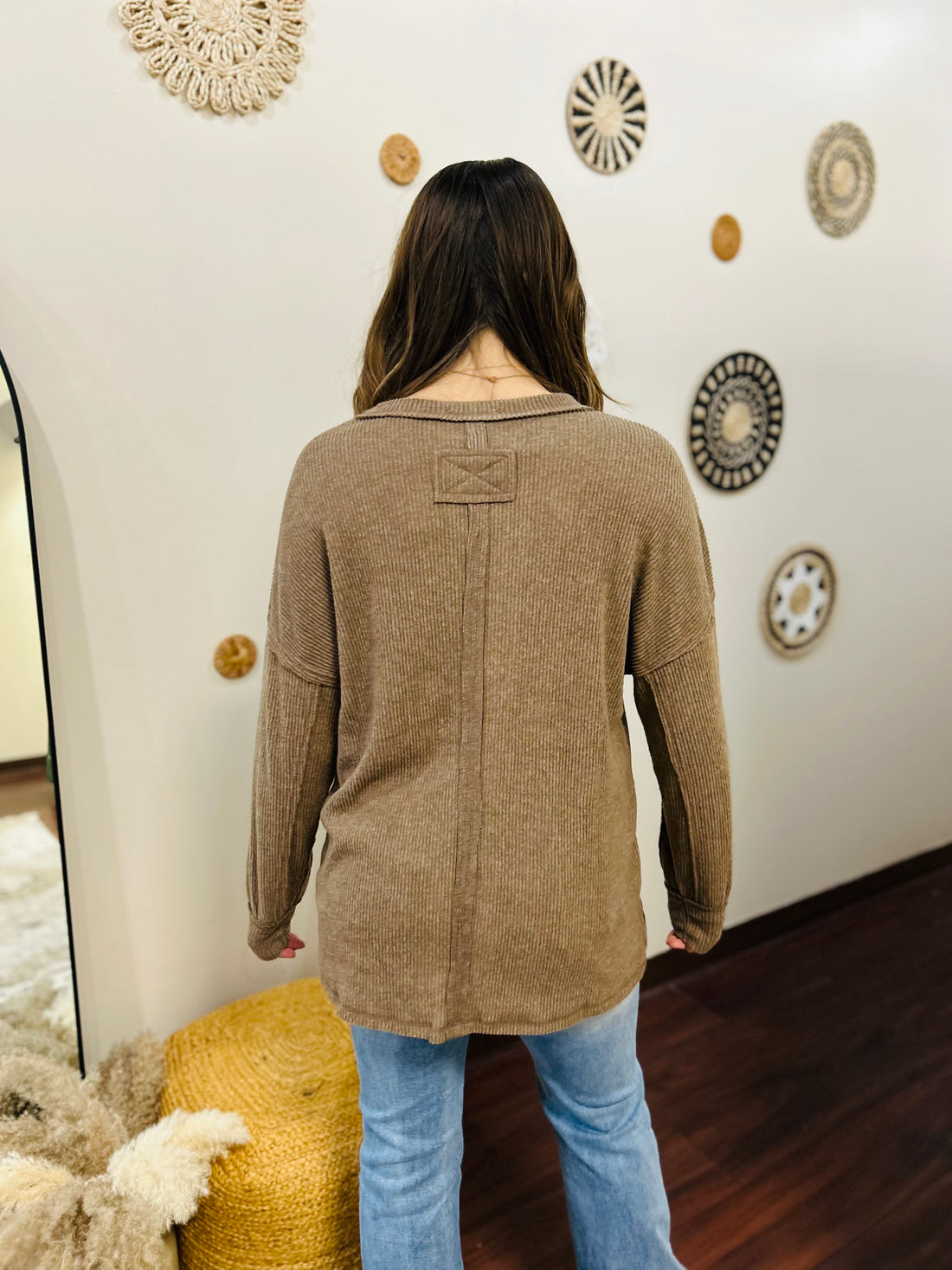 The Haley Mocha Sweater