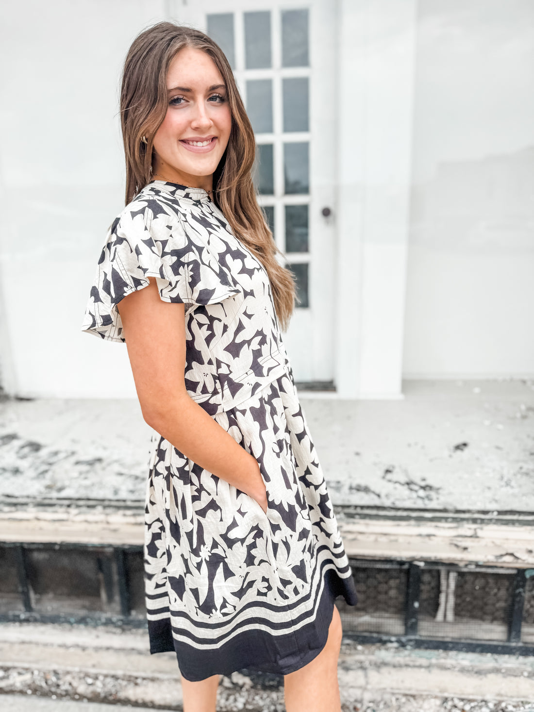 The Delilah Floral V-Neck Dress