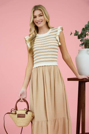 The Grace Sweater Top Midi Dress