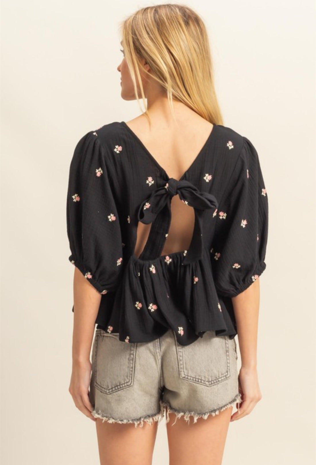 The Sarah Black Top