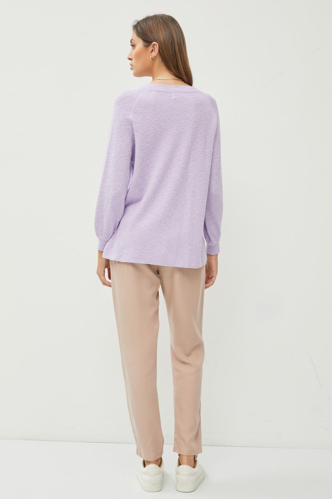 The Bailey Lavender Sweater
