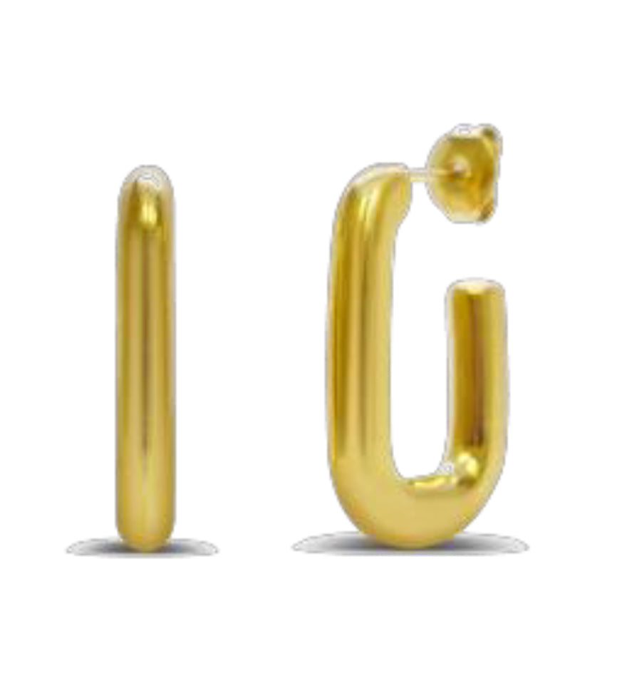 ISLA Link Look Hoop Earrings