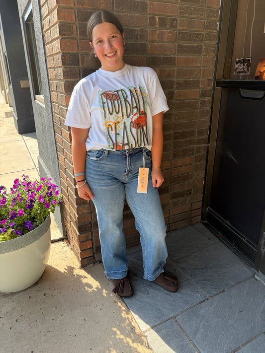 Football Season-Comfort Colors Tee