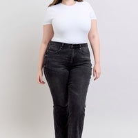 PLUS Black Judy Blue HW Slim Bootcut