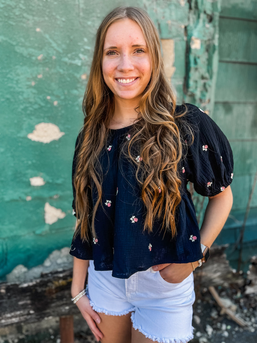 The Sarah Black Top