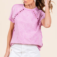 Berry Mineral Wash Tee
