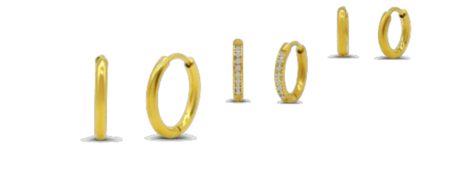 ISLA Hoop 3-Pack Earrings
