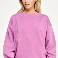 The Catlyn Orchid Oversized Sweatshirt