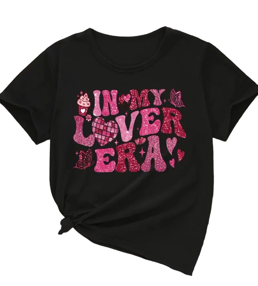 Youth In My Lover Era Black Tee