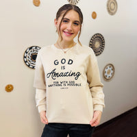 God Is Amazing Crewneck