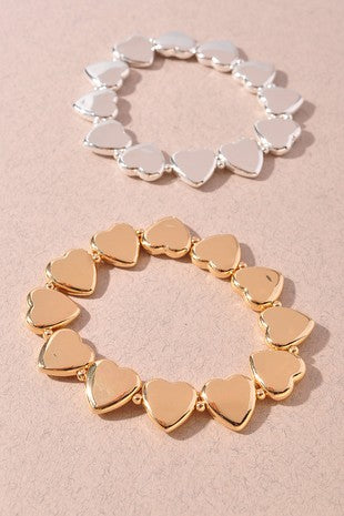 Heart Stretch Bracelet