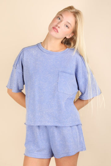 The Piper Periwinkle Top