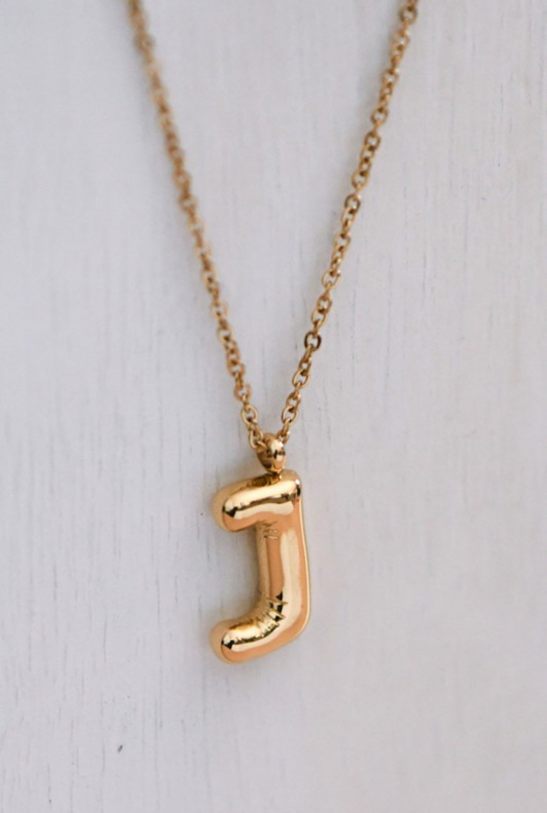 The Mia Initial Bubble Necklace