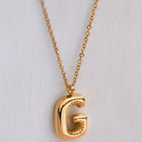 The Mia Initial Bubble Necklace