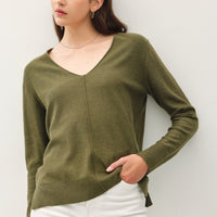 The Paige Olive Sweater