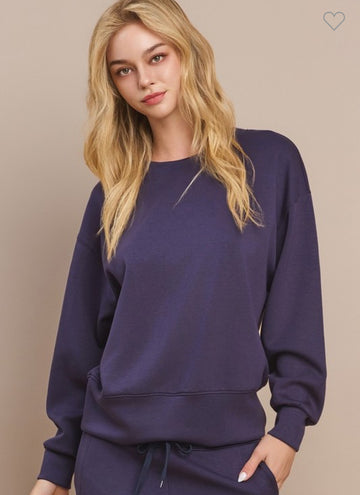 Navy Scuba Crewneck